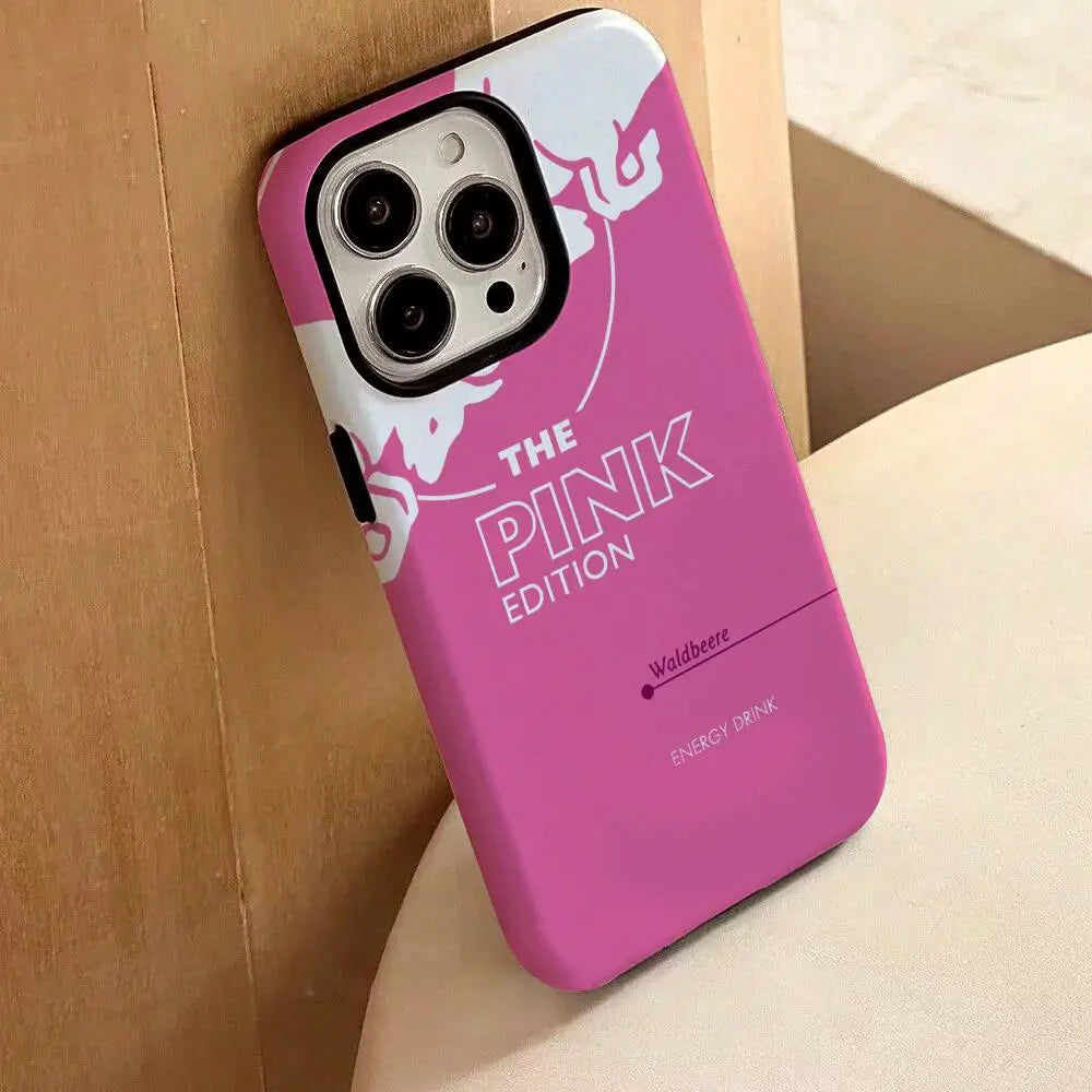 NEW Red Fashion B-bullS Phone Case For IPhone 17 16 15 14 13 12 Pro Max Plus Glossy HD Double-Layer Liquid Back Film Hard Shell