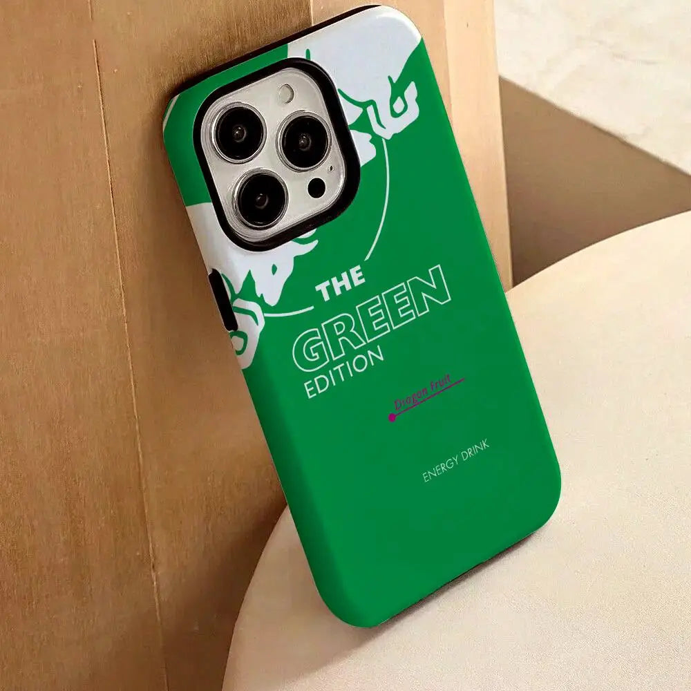 NEW Red Fashion B-bullS Phone Case For IPhone 17 16 15 14 13 12 Pro Max Plus Glossy HD Double-Layer Liquid Back Film Hard Shell